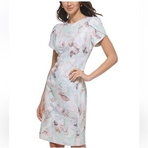 Calvin Klein Pastel Floral Dress
